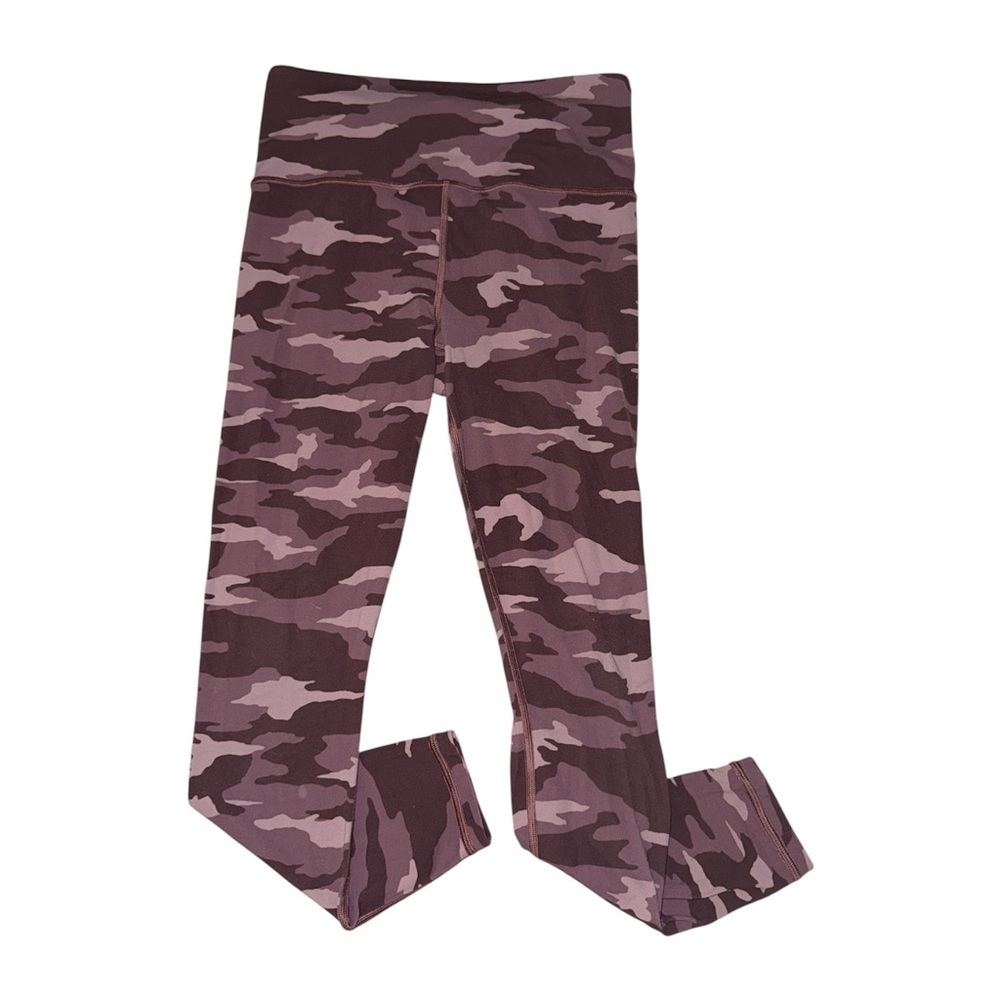 Athleta Elation 7/8 Tight purple camo leggings women’s size small